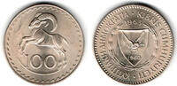 Zypern 100 Mils cyprus, 100 mils 1963 -