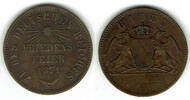 Baden 1 Kreuzer (Gedenkkreuzer) Baden, Großherzog Friedrich, Kursgedenkmünze 1 Kreuzer 1871. Zur Friedensfeier -
