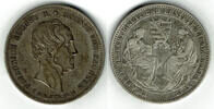 Sachsen 1 Taler Sachsen 1854, Friedrich August II., Auf den Tod des Königs, -