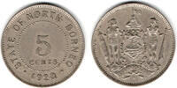 Britisch Nord-Borneo 5 Cents british north borneo, 5 Cents coin -
