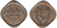 Indien 2 AnnaS 1940 british india 2 annas, George VI., like scan sehr sc... 6.05 £ Tax included +  8.56 £ shipping