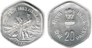 Indien 20 Paise India 20 Paise 1983 FAO -