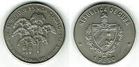 Kuba 1 Peso Cuba, commemorative coin, FAO, Year of the forest -