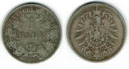 Kaiserreich 1 Mark 1885 A Kaiserreich, Kursmünze 1 Mark 1885 A, 900er Si... 6.51 £ Tax included +  8.59 £ shipping