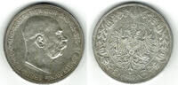 Österreich 5 Kronen austria silver coin, 5 corona (Crowns), type Schwartz -