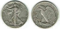 USA 1/2 Dollar Walking Liberty Half Dollar 1942 -