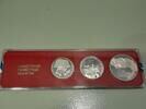 Russland 1 + 3 + 5 Rubel russia commemorative coin set 1987 "70th anniversary of october revolution" -