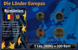 Rumänien 66 Bani romania, coin set, 1 ban - 50 bani (4 coins) -
