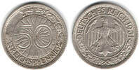 Weimarer Republik 50 Pfennig Weimar, Kursmünze 50 Reichspfennig 1931 A, siehe Scan! -