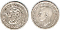Australien 1 Shilling Australia, 1 shilling silver 1946, King George VI.! -