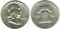 USA 1/2 Dollar USA, Franklin Half Dollar 1959 -