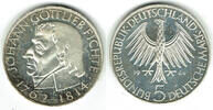 BRD 5 DM 1964 J Deutschland, 5 DM 1964 J, Johann Gottlieb Fichte Poliert... 155.18 £  +  12.14 £ shipping