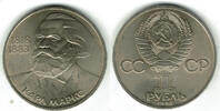 Russland 1 Rubel 1982 sovjet union, 1 rouble 1983, Karl Marx vorzüglich ... 6.50 £  +  10.40 £ shipping