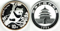 China 10 Yuan china silver panda 1994, 1 ounce, proof in capsule -