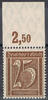 Deutsches Reich 25 Pfennig Deutsches Reich, Mi.-Nr. 161, Freimarke, Ziffer, Postfrisch -