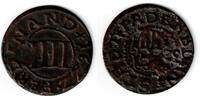 Stadt Paderborn 4 Pfennig Stadt Paderborn, 4 Pfennig 1622, mit Gegenstempel 32 -