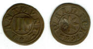 Waldeck 3 Pfennig 3 Pfennig 1622, Wildungen, , Christian und Wolrad IV., mit Gegenstempel Stern -