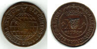 Brasilien 80 Reis (auf 40 Reis) brazil, 80 Reis on 40 Reis 1790 -