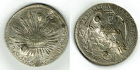 Mexiko - Gegenstempel China 8 Reales china, 8 Reales Mexiko 1854 silver coin, chinese countermark, only EU Shipping -