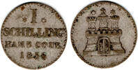 Hamburg 1 Schilling Hamburg, 1 Schilling 1855! -