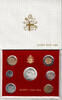 Vatikan 1880 Lire (7 Münzen) vatican coin set john paul II., with silver coin 1995! -