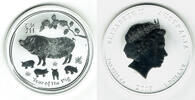 Australien 1 Dollar australia, lunar 2019, 1 ounce, year of the pig 2019 -