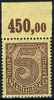 Deutsches Reich 5 Mark Deutsches Reich, Mi.-Nr. D 33 a POR <i>Dienstmarken für alle Länder</i> -