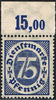 Deutsches Reich 75 Pfennig Deutsches Reich, Mi.-Nr. D 69 POR <i>Dienstmarken Wertziffern</i> -