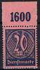 Deutsches Reich 20 Mark Deutsches Reich, Mi.-Nr. D 72 POR <i>Dienstmarken Wertziffern</i> -