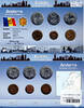Andorra 1 Cèntim bis 5 Cèntims (6 Münzen) Kursmünzen der Welt, Andorra 2002, 1 Cèntim bis 5 Cèntims! -