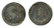 Polen Silbermedaille (Krönungsmedaille) Poland, Coronation Medal, Maria Kazimiera Sobieska 1676, rare! -