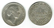 Bayern 1 Gulden Silberkursmünze, Ludwig II., 1 Gulden 1866 -