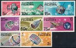 Fujeira 5 Dirham - 2 Rial Michel-Nr. 70 - 77 A, Erforschung und Nutzung des Weltraumes, Postfrisch -