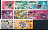 Fujeira 5 Dirham - 2 Rial Michel-Nr. 70 - 77 A, Erforschung und Nutzung des Weltraumes, Gestempelt -