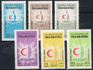 Jemen (Nordjemen) 1/4 - 20 Bogaches (6 Werte) Michel-Nr. 310 - 315A, 100 Jahre Rotes Kreuz, Postfrisch -