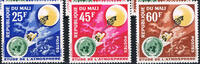Mali 25 - 60 Francs (3 Werte) Michel-Nr. 62 - 64, Erforschung der Atmosphäre, Postfrisch -