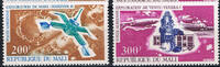 Mali 200 - 300 Francs (2 Werte) Michel-Nr. 286 - 287, Erforschung von Mars und Venus, Postfrisch -