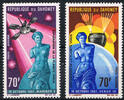 Benin - Dahomey 70 Francs (2 Werte) Michel-Nr. 335 - 336, Erforschung des Planeten Venus, Postfrisch -