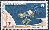 Neukaledonien 10 Francs Michel-Nr. 421, Start des französischen Satelliten D 1 Postfrisch. -