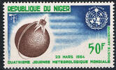 Niger 50 Francs Michel-Nr. 70, Welttag der Metereologie Postfrisch. -