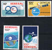 Senegal 50 - 200 Francs (5 Marken) Michel-Nr. 923 - 926, 20 Jahre Intersat (1984) Postfrisch. -