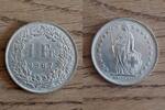 Schweiz 1 Franken Switzerland, silver coin, 1 Franken, like scan -