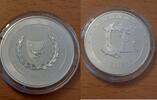 Zypern 5 Euro cyprus, silver commemorative coin "introduction of euro money" -