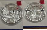 Frankreich 10 Francs France, 10 francs "french monuments - Chateau de Versailles", proof with box! -