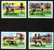 Ghana 4 Marken Ghana, Mi-Nr. 597-00, Weltraummotiv Apollo-Sojus -
