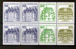 Berlin 8 Werte, 10 Pf bis 80 Pf Berlin, Mi-Nr. H-Bl. 21, <i>Burgen und Schlösser</i> -
