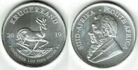 Südafrika Silberunze South Africa, silver ounce 2019, Springbok - Krügerrand -