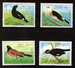 Laos 4 Marken Laos, Mi-Nr. 1448-51, Tiermotiv Stare/Vögel -