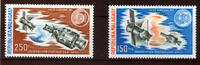 Madagaskar 2 Marken Madagaskar, Mi-Nr. 719-20, Weltraummotiv Apollo-Sojus -