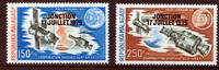 Madagaskar 2 Marken Madagaskar, Mi-Nr. 753-54, Weltraummotiv Apollo-Sojus -